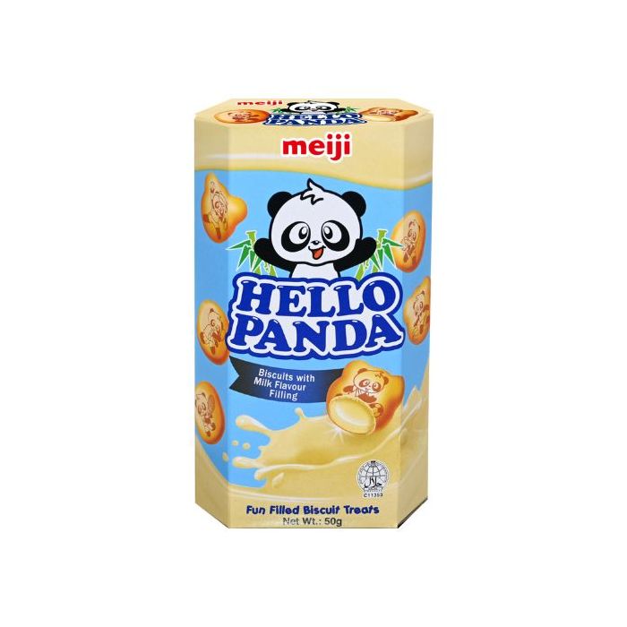 MEIJI Hello Panda Milk Biscuits 50g 熊貓餅乾牛奶味
