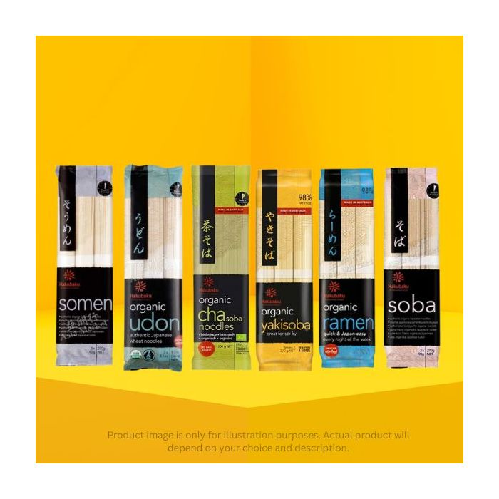Mix & Match Hakubaku Organic Noodle Bundle