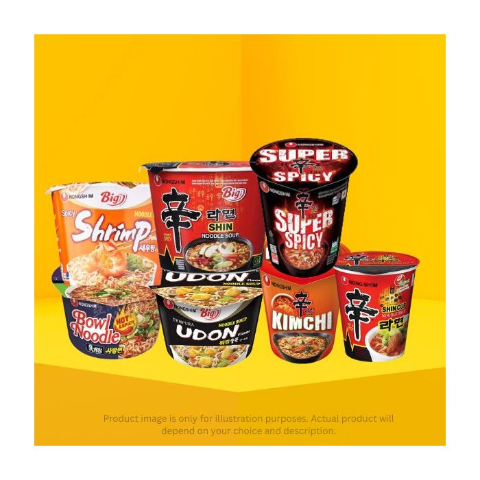 Mix & Match Nongshim Ramen Bowl Bundle