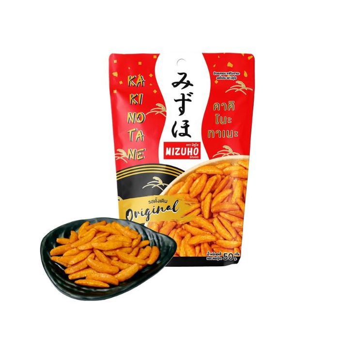MIZUHO Japanese Rice Cracker Kakinotane Original Flavour 50g 日本米餅零食-原味