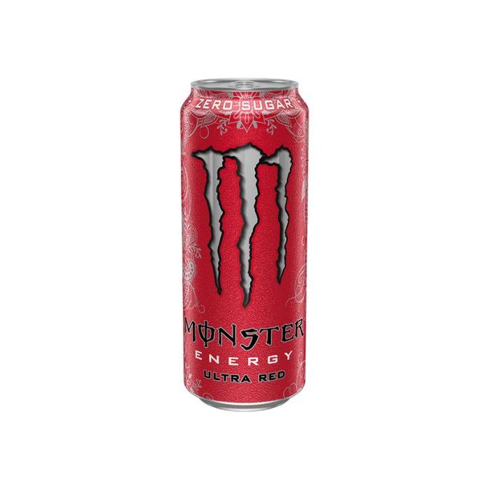 MONSTER Ultra Red Zero Sugar Energy Drink Can 500ml 超越碳酸能量飲料 (紅色)
