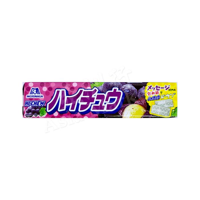 MORINAGA HiChew Chewy Candy (Grape Flavour) 55g  日本葡萄軟糖
