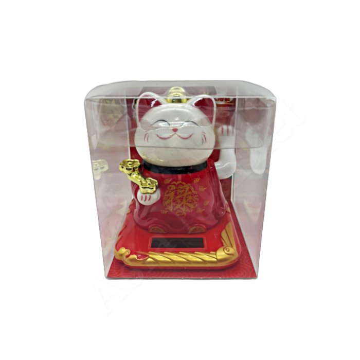 Lucky Cat (Red Outfit) 10.5CM 