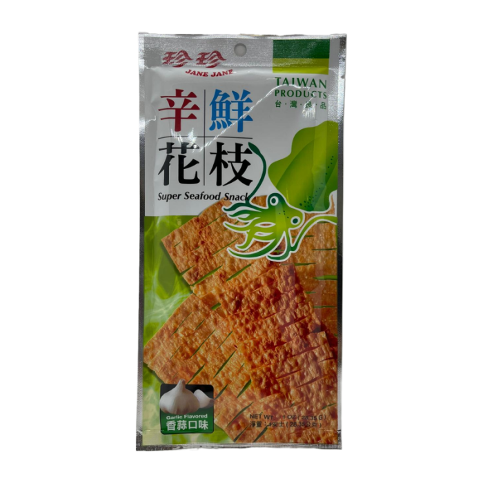 JANE JANE - Super Seafood Snack Garlic Flavored 28.35g 