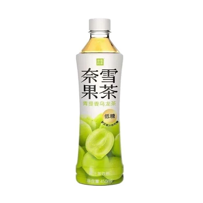 NAIXUE Fruit Drink Green Grape Oolong Tea 450ml 奈雪青提香乌龙茶