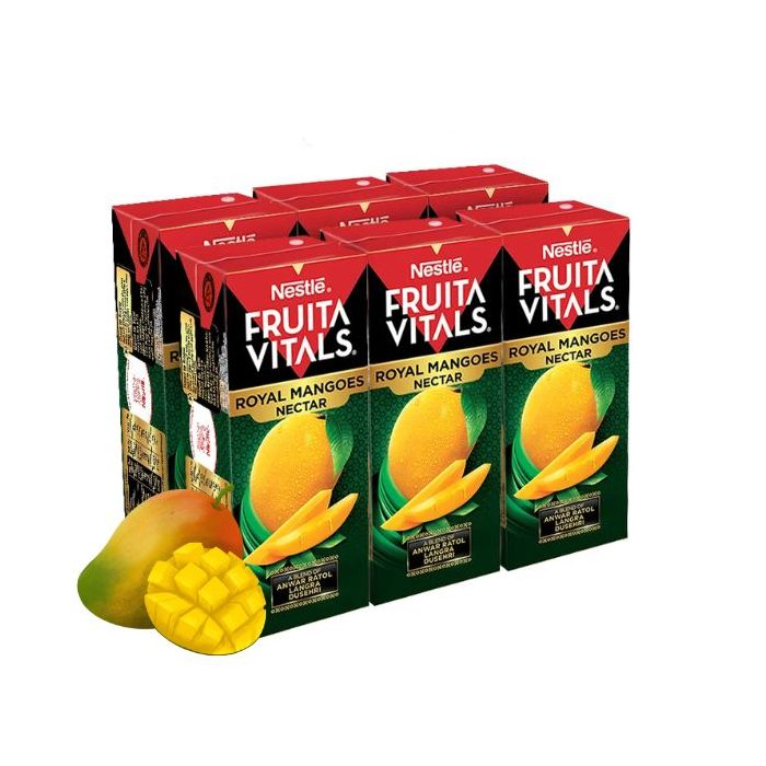 NESTLE Fruita Vitals Royal Mango Nectar  200ml - Pack fo 6 