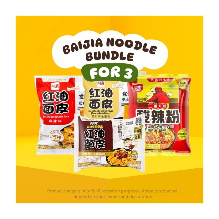 Mix & Match Baijia Noodle Bundle of 3