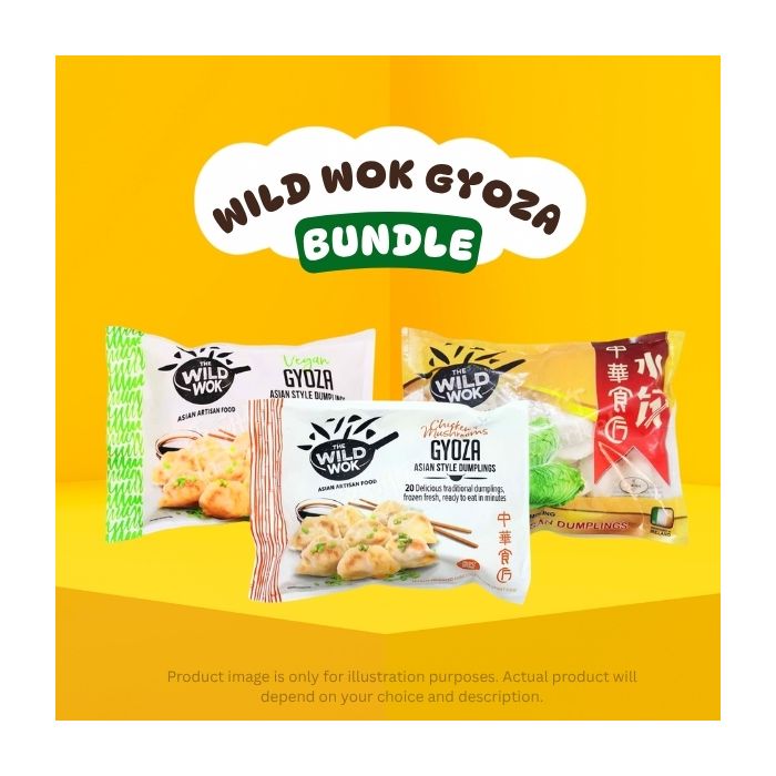 Mix & Match Wild Wok Dumplings 3 For €12