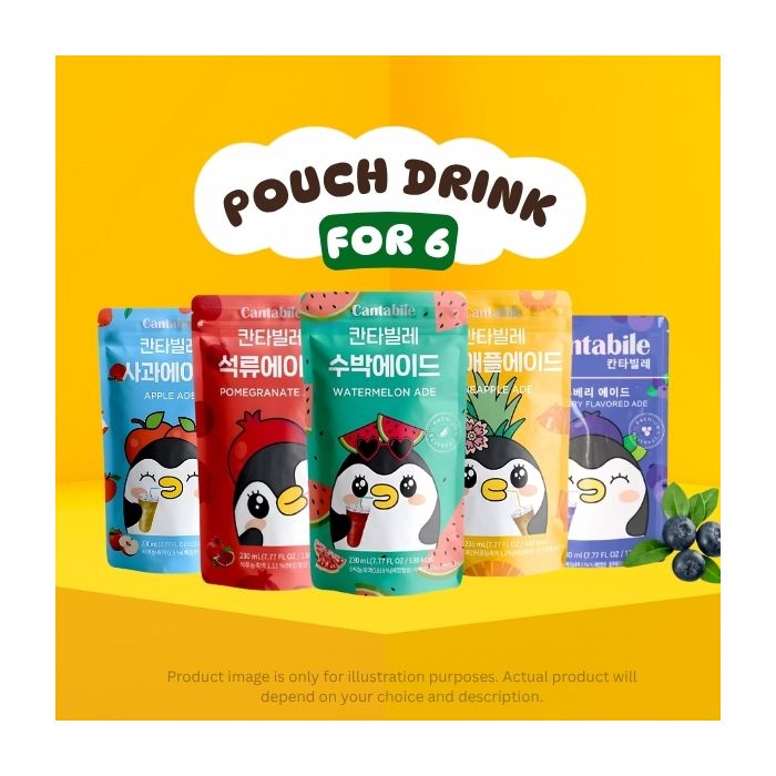 Mix & Match Korean Cantabile Pouch Drink Bundle of 6