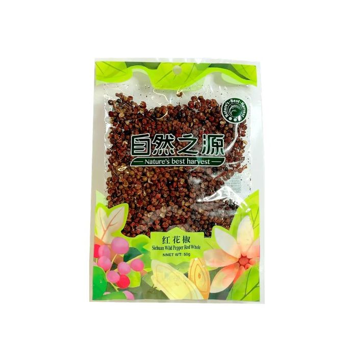 NBH Sichuan Wild Pepper Red Whole 1kg 自然之源 紅花椒
