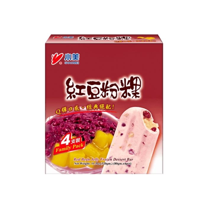 [FROZEN] [MULTIPACK] SHAOMEI Ice Bar Red Bean Jelly 75gX4