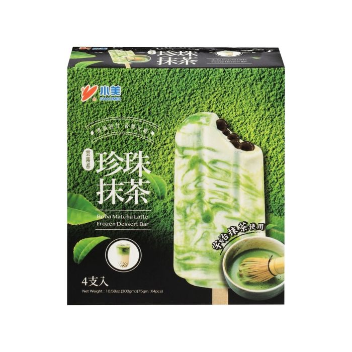 [FROZEN] [MULTIPACK] SHAOMEI Ice Bar Boba Matcha Latte 75gX4