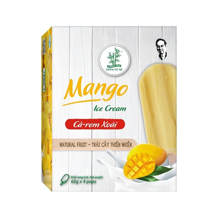 [FROZEN] [MULTIPACK] BAMBOOTREE Ice Bar Mango 60gX4