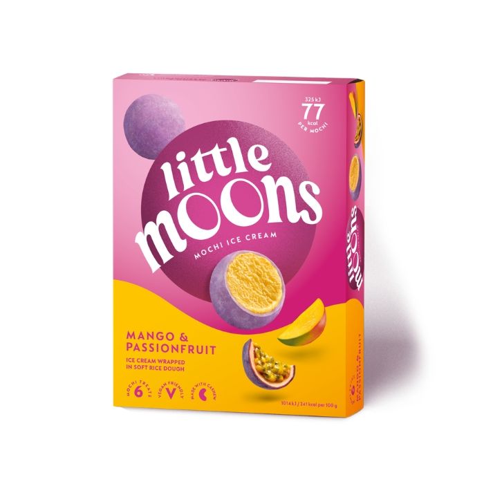 [FROZEN] Little Moons Mochi Ice Cream Vegan Tropical Fruit 192g