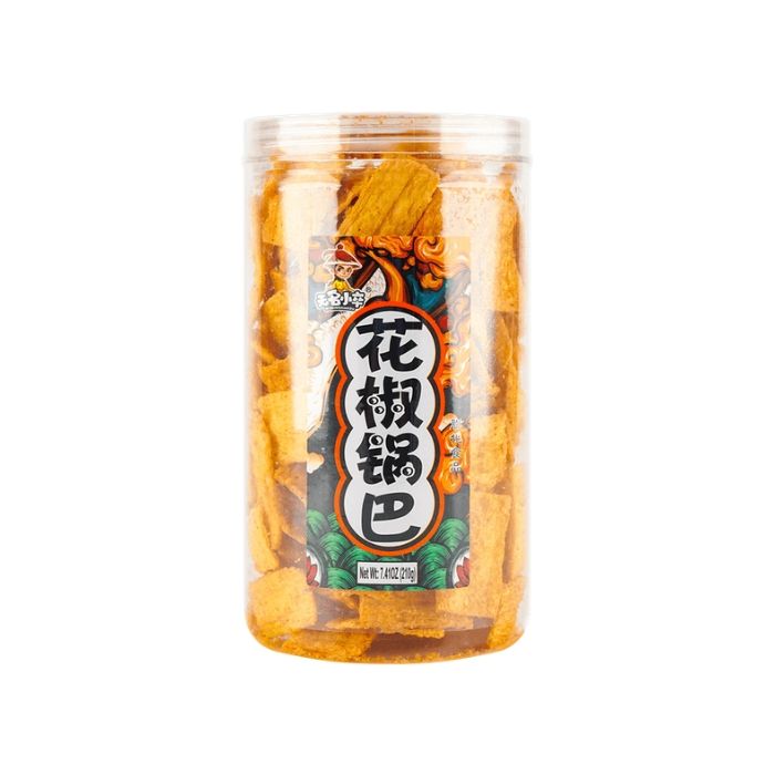 WuMingXiaoZu Corn Snack with Szechuan Pepper Original 210g 花椒锅巴 原味