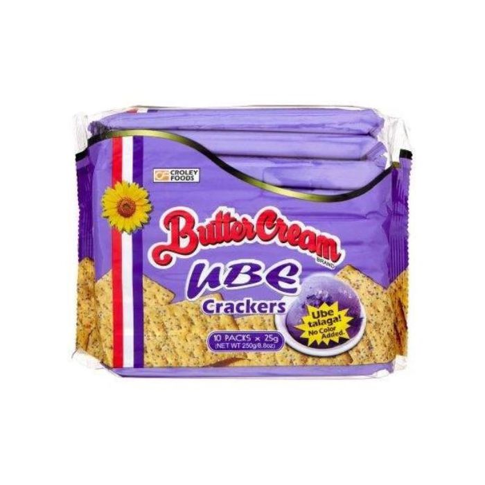Croley Foods Sunflower Butter Cream Ube 250g 菲律賓芋頭餅乾