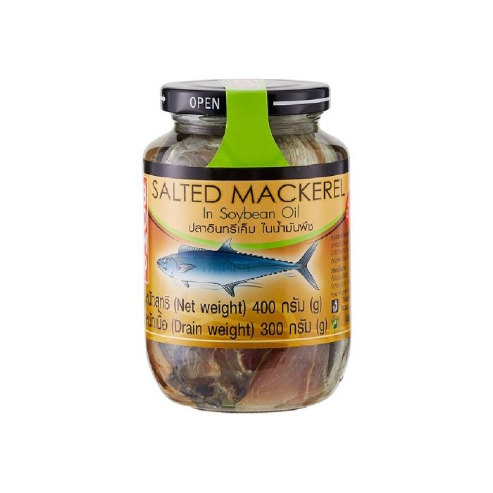 BDMP Salted King Mackerel In Soybean Oil 400g 瓶裝油浸咸魚