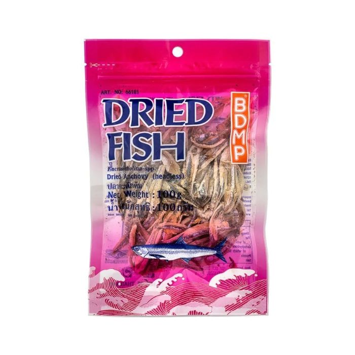 BDMP 6297 Anchovy Headless Pink Dried Fish 100g 泰*粉色*公魚仔
