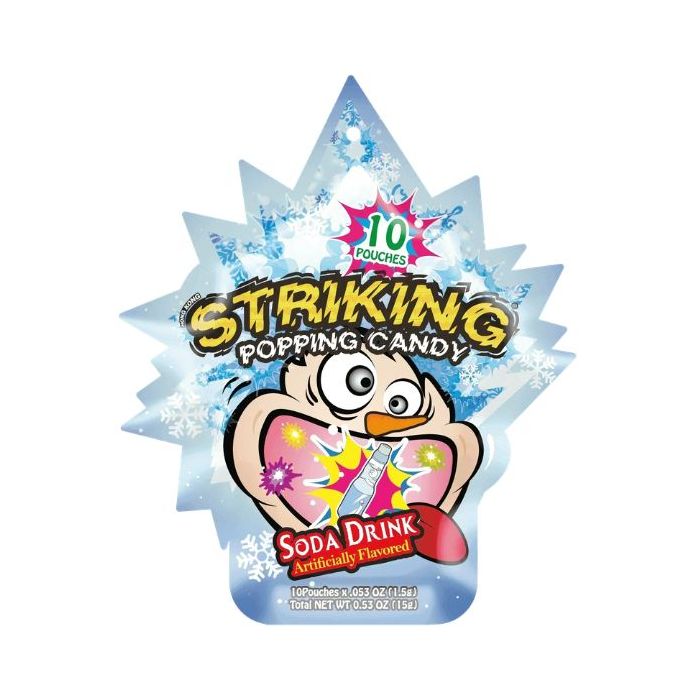Striking Popping Candy Soda Drink Flavour 30g 索勁爆炸糖 (蘇打汽水味)