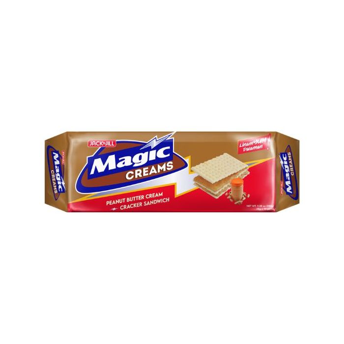 Jack 'n Jill Magic Flakes Peanut Butter Cream 280g 菲律賓花生奶油餅乾