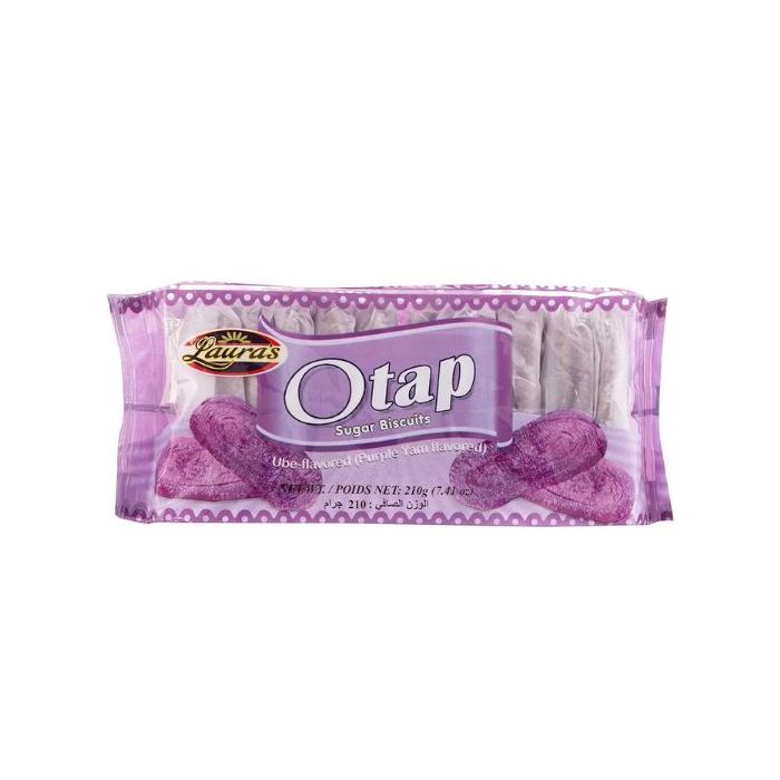 Laura's Otap Sugar Biscuits Ube Flavour 210g 菲律賓香脆餅乾--香芋