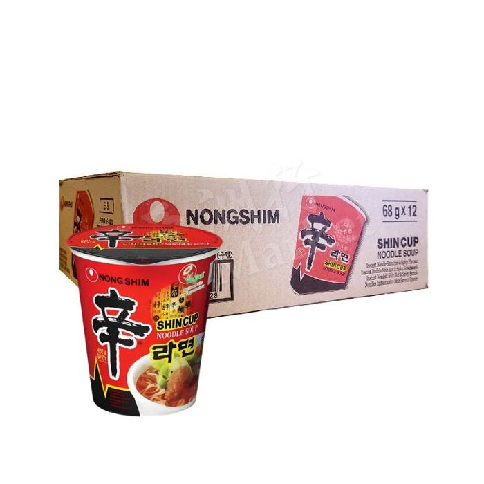 [CASE] NONGSHIM  Shin Ramyun Noodle Cup 68g (x12)  