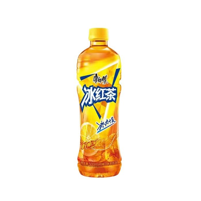 KSF Ice Fruity Lemon Tea Drink 500ml 康師傅果味冰紅茶(熱帶風味)