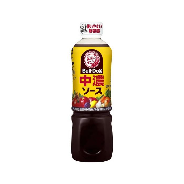 Bulldog Chuno Sauce 500g 中濃ソース