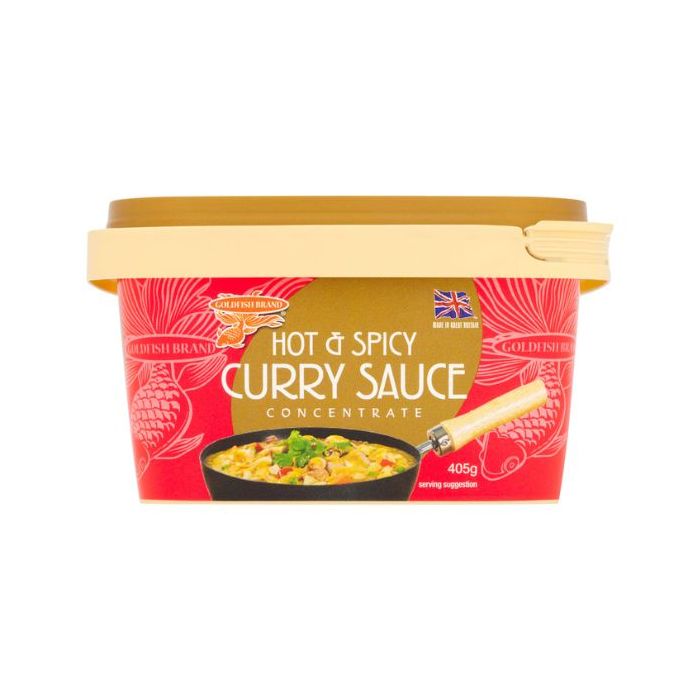 GOLDFISH Hot & Spicy Curry Sauce Concentrate 405g 