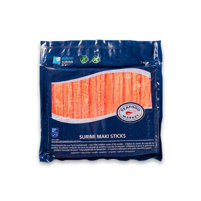 [FROZEN] SEA FOOD MARKET Thai Crab Stick/Surimi Maki Style (18cm) 1kg 泰國蟹柳
