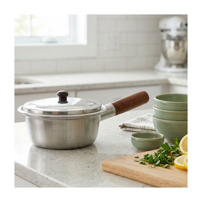 Stainless Steel Saucepan with Lid 16CM 