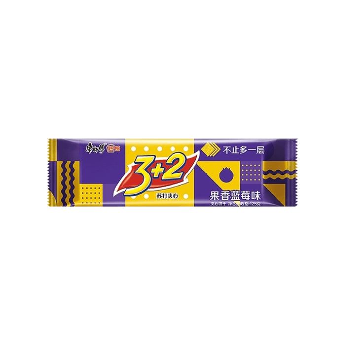KSF 3+2 Blueberry Biscuits 125g 康師傅3+2藍莓餅乾
