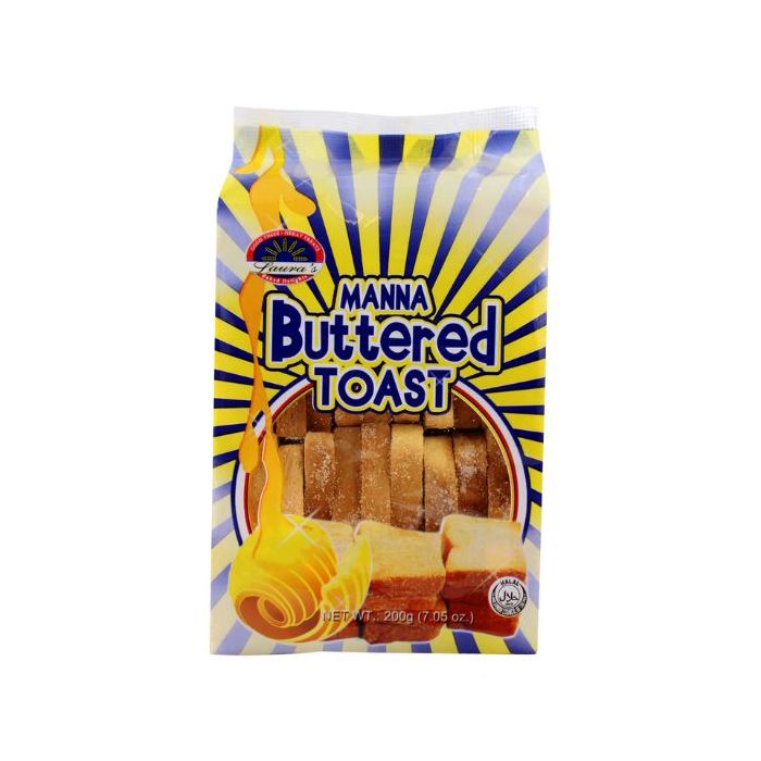 Laura's Manna Buttered Flavour Toast 200g 菲律賓麵包干