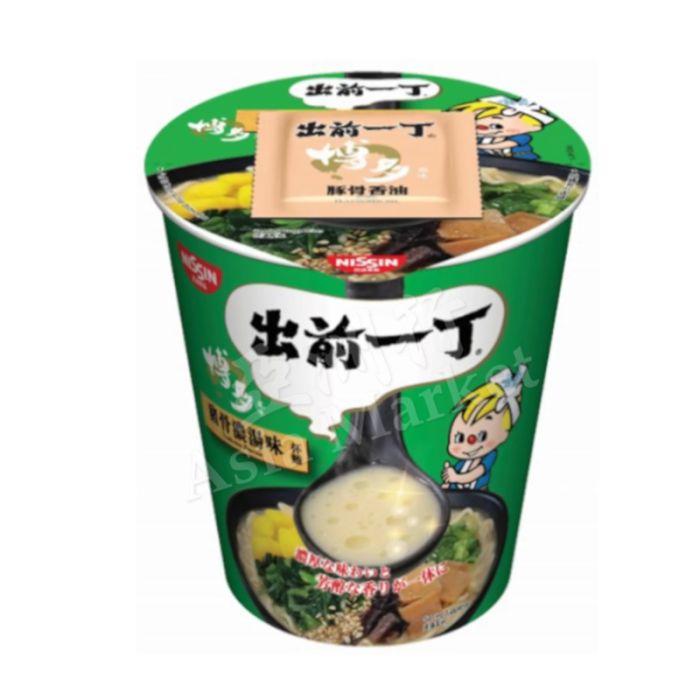 NISSIN  Demae Ramen Tonkotsu Flavour Instant Noodles 72g 出前一丁豬骨*杯*面