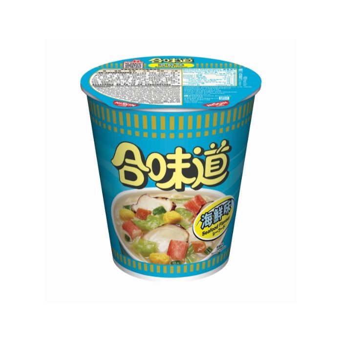 NISSIN Cup Noodles Seafood Flavour 72g  合味道海鮮 杯 面