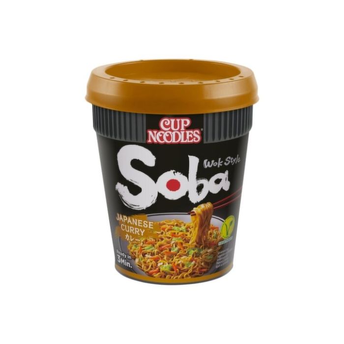 NISSIN Soba Noodles With Japanese Curry 90g Cup 出前一丁咖喱杯面