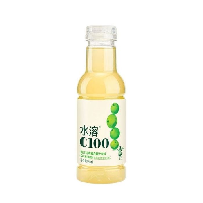 NONGFUSPRING C100 Calamansi Flavour Drink 445ml 农夫山泉水溶C青皮桔味