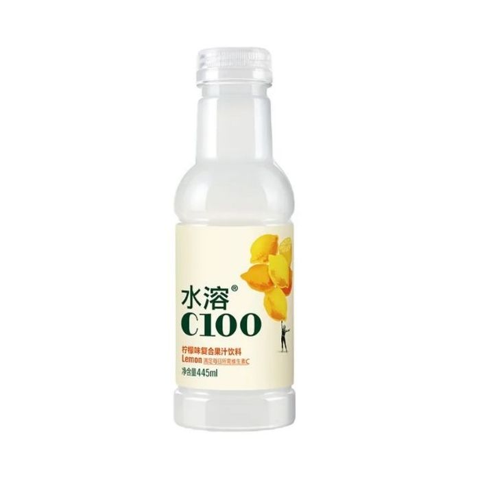 NONGFUSPRING C100 Lemon Flavour Drink 445ml 农夫山泉水溶C柠檬味