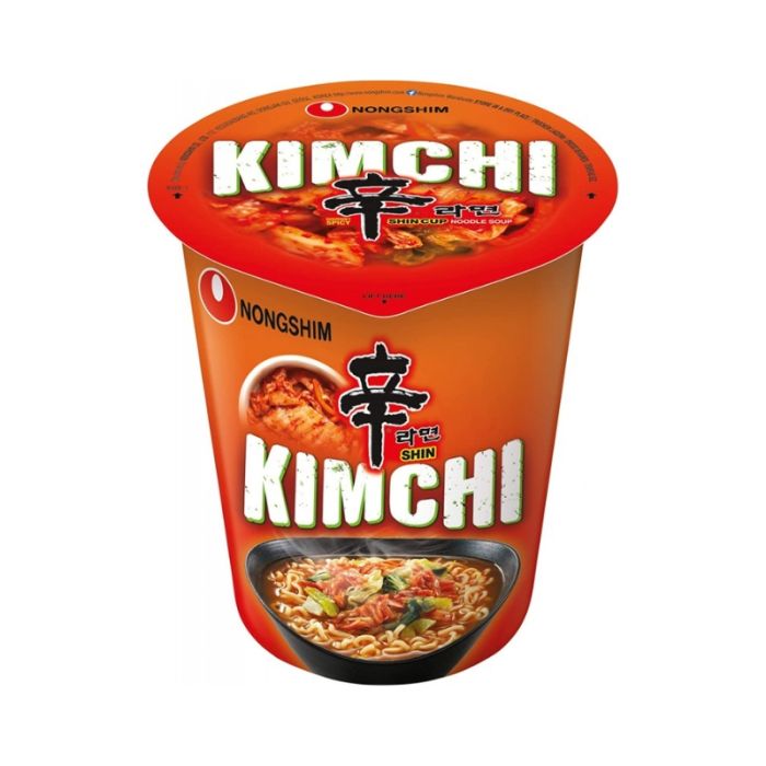 NONGSHIM Cup Noodle Soup Kimchi Flavour 75g 