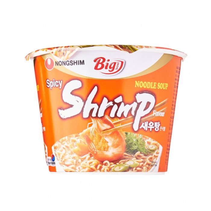 Nongshim Spicy Shrimp Bowl Noodle Soup 115g 韓國蝦碗麵