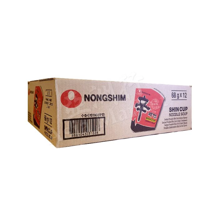 [CASE] NONGSHIM 农心(韩国) - 辛辣杯面 68g (x12)