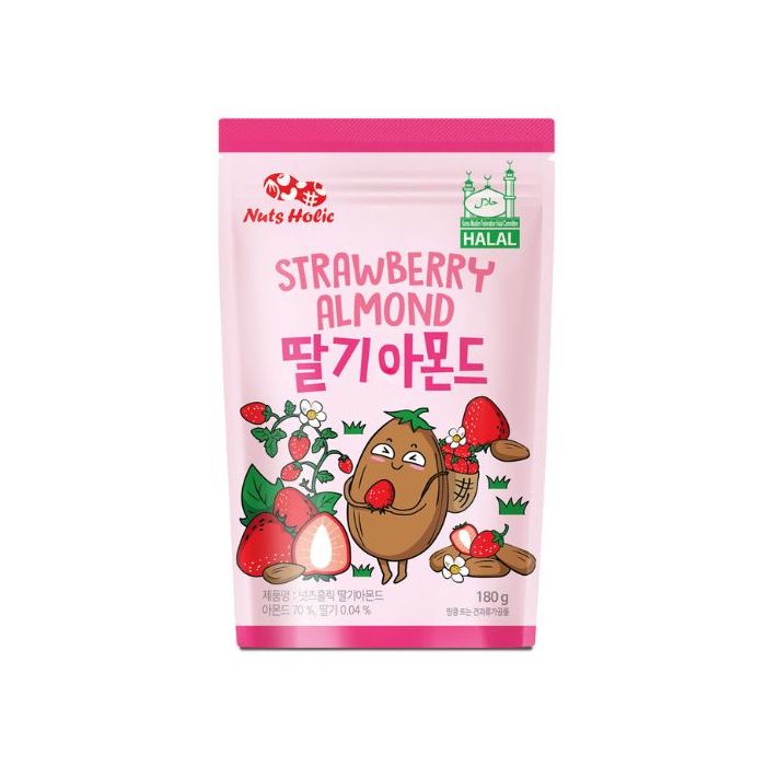 Nuts Holic Strawberry Almond 180g 草莓杏仁大包