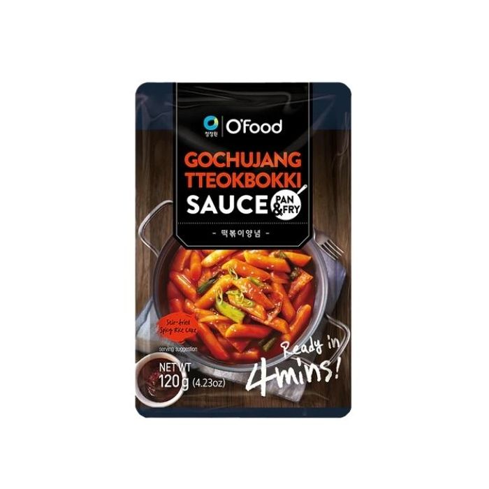 Oâ€˜Food Gourmet Recipe Tteobokki Sauce Stir Fried Rice Cake Sauce 120g 韓式炒年糕醬