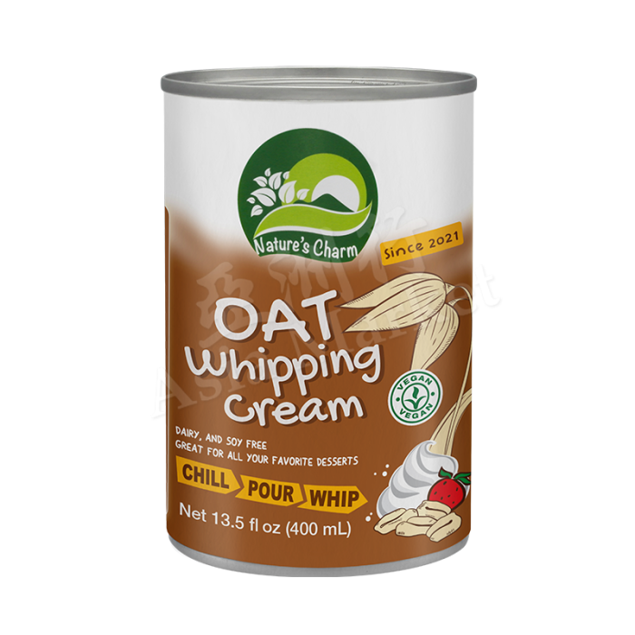 NATURE'S CHARM Oat Whipping Cream 400ml 燕麥攪打奶油