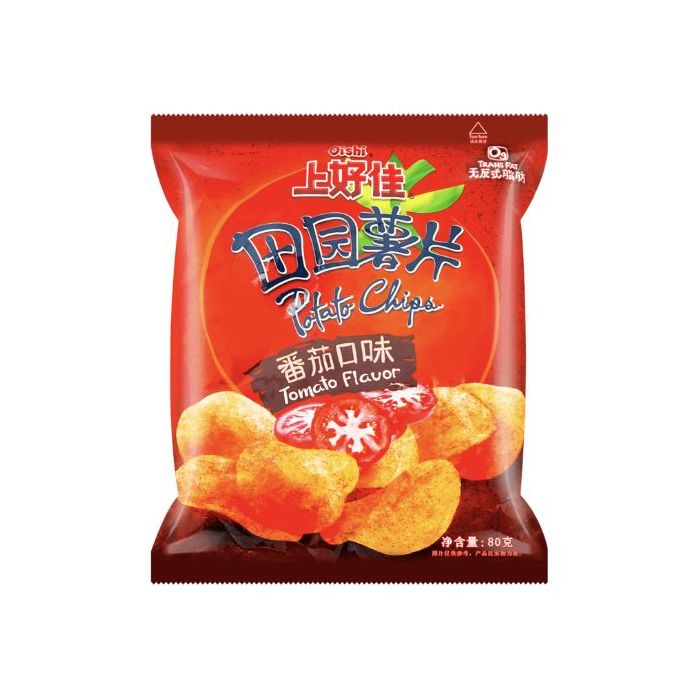 Oishi Potato Chips Tomato Flavour 50g 上好佳番茄味薯片