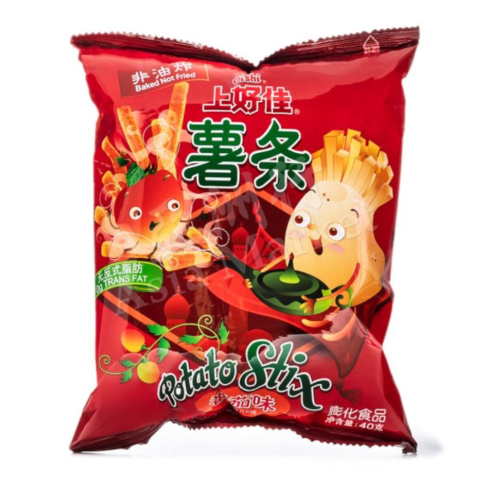 OISHI  Potato Snack with Tomato Flavour 40g 上好佳番茄薯条