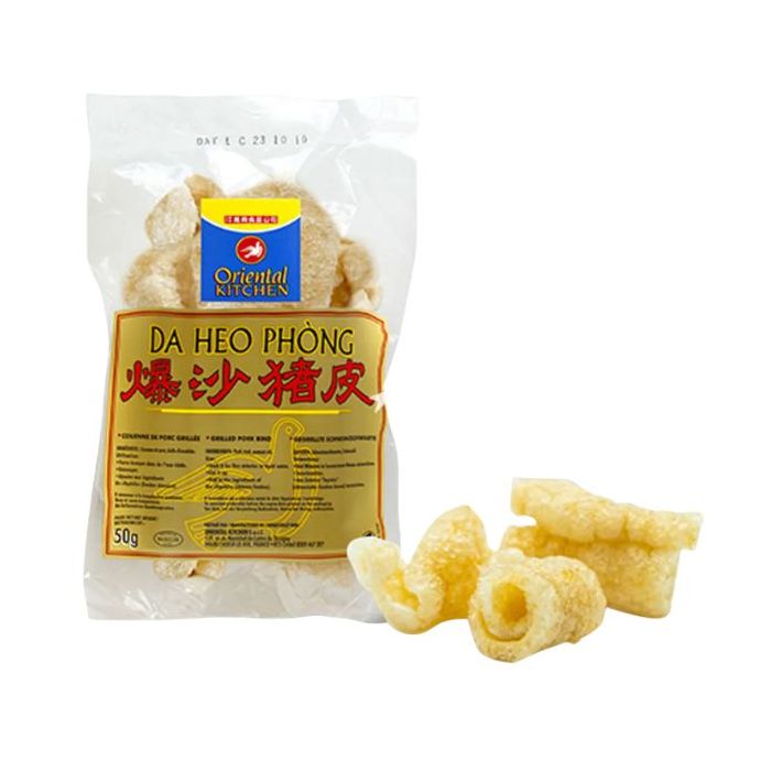ORIENTAL KITCHEN Da Heo Phong (Grilled Pork Rind) Pork Skin 50g  万興沙爆豬皮