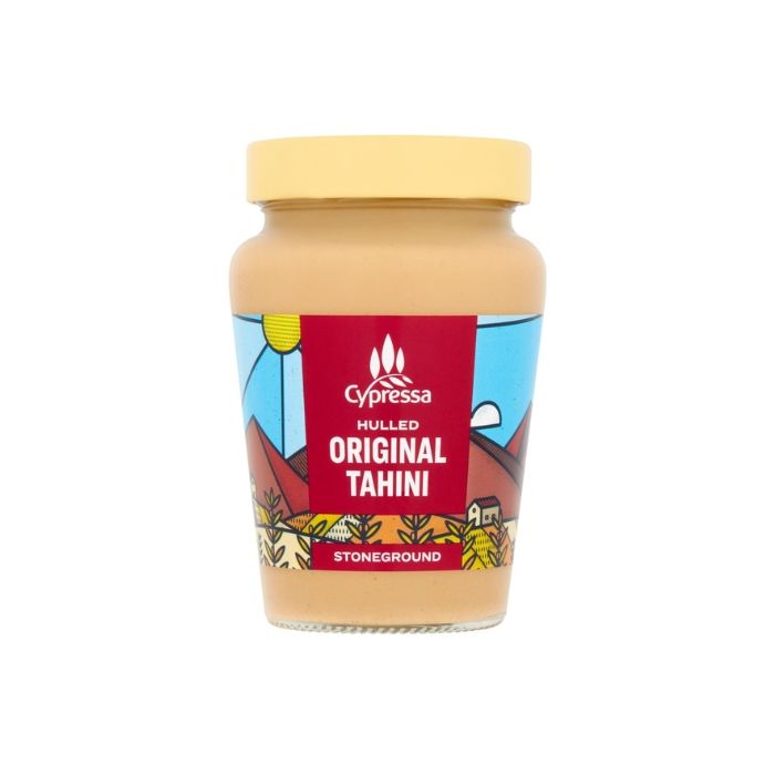 CYPRESSA Hulled Original Tahini (Pulped Sesame Seeds White) 300g 