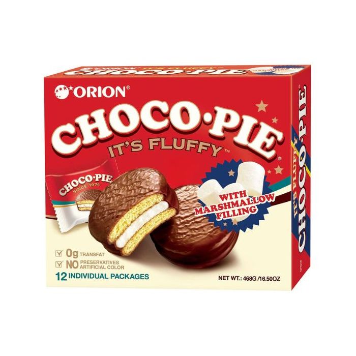 Orion Choco Pie 12 Pieces 468g 巧克力派 大