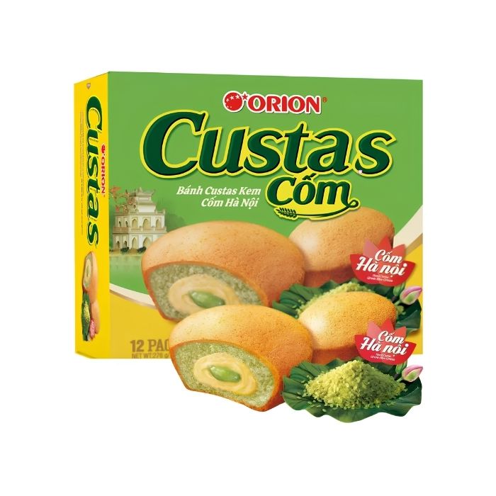 ORION Green Rice Flake Soft Pie 276g